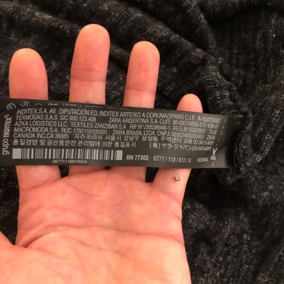 Zara Long Flowy Open Front Cardigan - Picture 6 of 10